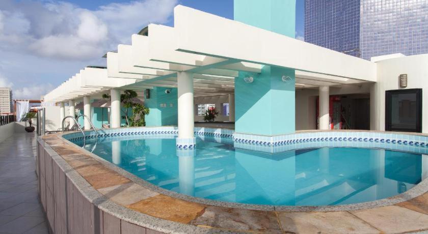 Flat Vista Mar No Meireles Na Beira Mar De Fortaleza 905 Exterior photo