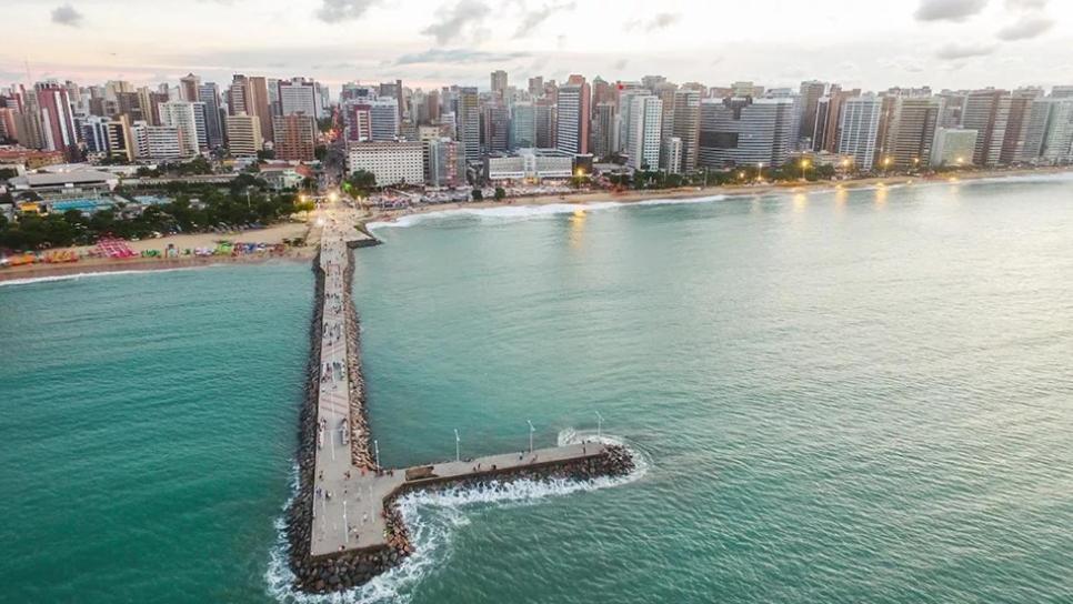 Flat Vista Mar No Meireles Na Beira Mar De Fortaleza 905 Exterior photo